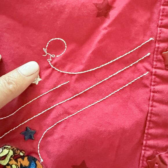 Vintage Disney Celebration Tigger Button Down Short Sleeve Shirt Plus Sz 26W/28W - Picture 5 of 8